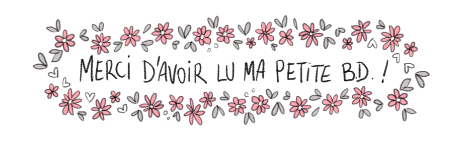BD, bannière, cute, merci, BD, Minikim, dessin, montréal