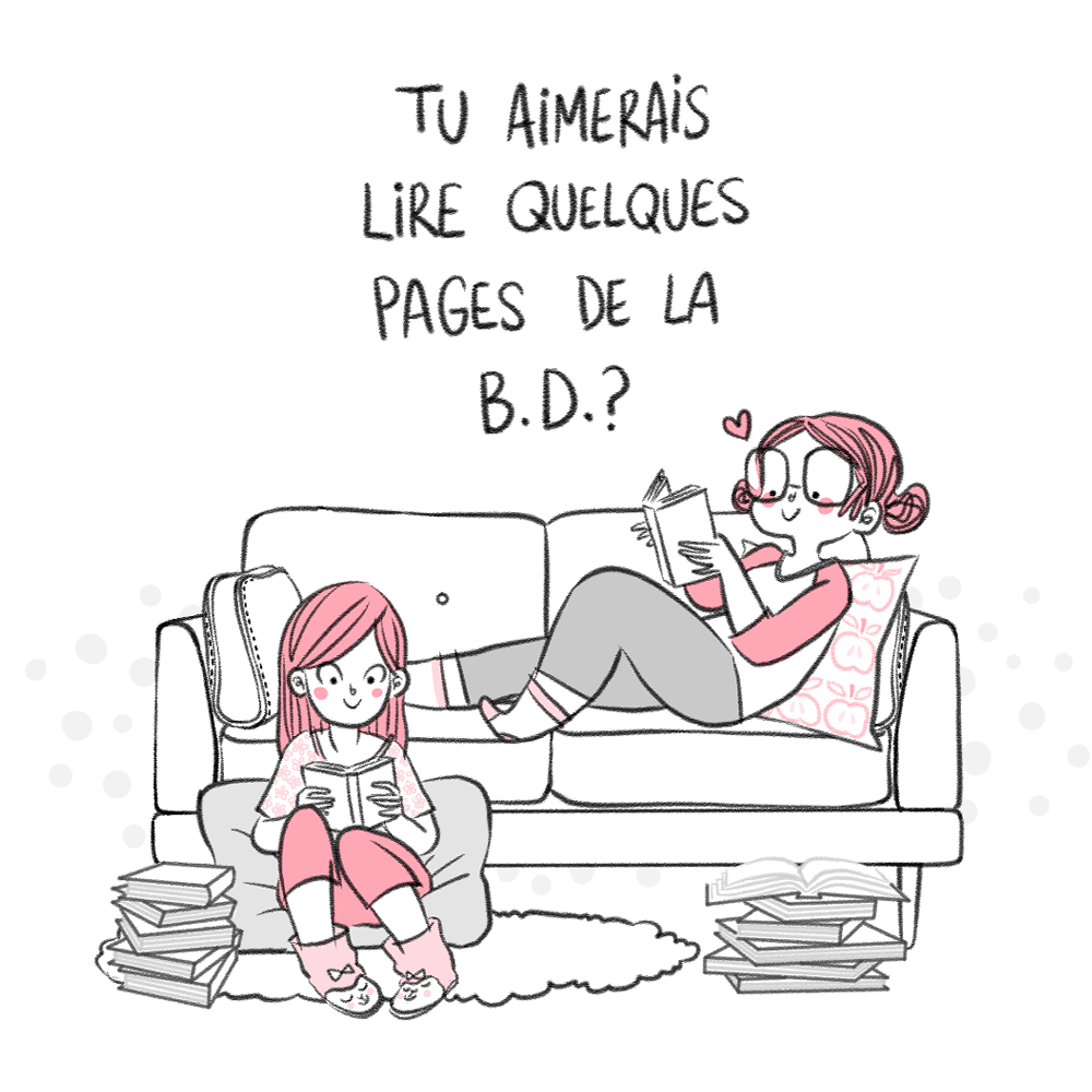 Lecture du soir, livre du soir, l'heure du conte, lire des histoires, Parentalité, enfance, famille, mots d'enfants, cute, mignon, adorable, fleurs, dessin, illustration, illustratrice, jeunesse, bêtises, famille, vie de famille, maman blog, jeune maman, éducation, positive, joie, bonheur, petit bonheur, temps en famille, histoire, fillette, drôle, dessiner, rose, bande dessinée, récit, témoignage, ensemble, famille, fratrie, cercle familial, blog, BD, illustration, montréal, québec, française à montréal, maman montréal, famille expatrié, travailler de la maison, maman travaille à la maison, télétravail, travail à domicile, liste, faire des listes, liste addict, prendre des notes, notes, carnet de notes, notes en vrac, barbapapa, miam, collation, sucré, trop sucré, sucre, manger du sucre, fans, lecteurs, lectrices, abonnés, follower, followers, instagram, foule, connectés, wacom cintiq, faire de la BD, autrice de bande dessinée, auteur de BD, dessiner, travailler