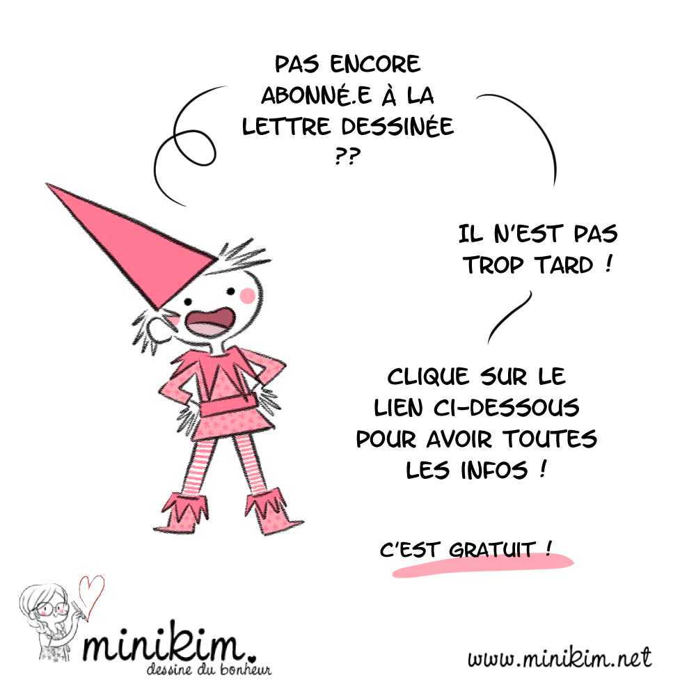Justine, lutine, lutinette, lutin coquin, coquine, guitare, dessin, illustration, Noël, Minikim, flocon, neige, musique, lalala, falala, chants de Noël, petit lutin, lutine, lutinette, chapean pointu, turlututu, temps des fêtes, mignon, cute, kawaii, dessiner,