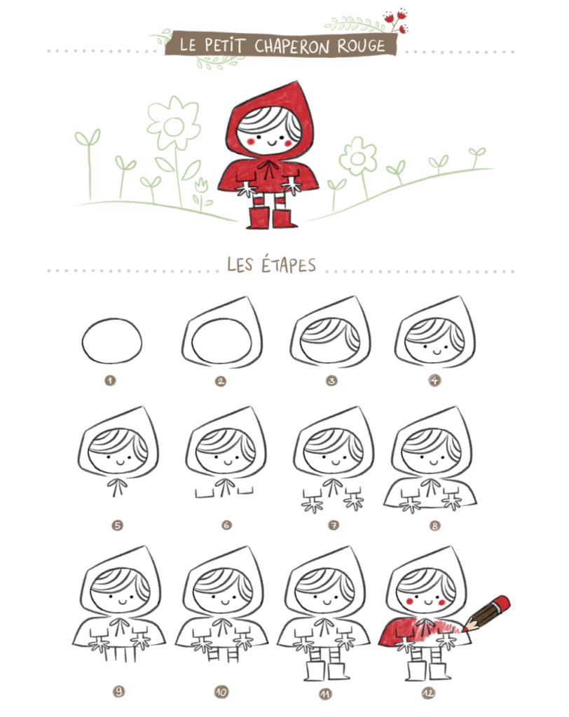 Apprendre à dessiner, Dessine avec Minikim, Minikim, Comment dessiner, chaperon rouge, petit chaperon rouge, Dessiner facilement, Dessin facile, Dessin simple, dessin bujo, dessin agenda, dessin planner, illustration, dessin kawaii, dessin à faire, dessiner en ligne, dessin en ligne, gratuit, français, dessiner personnage, dessin facile à dessiner, facile à dessiner, tuto dessin, tutoriel dessin facile, facile, tuto draw, tutodraw, modèle dessin, dessin crayon, dessiner carnet, carnet addict, agenda, décorer bujo, bujo, bullet journal, décorer, illustrer, carnet, planner, gratuitement