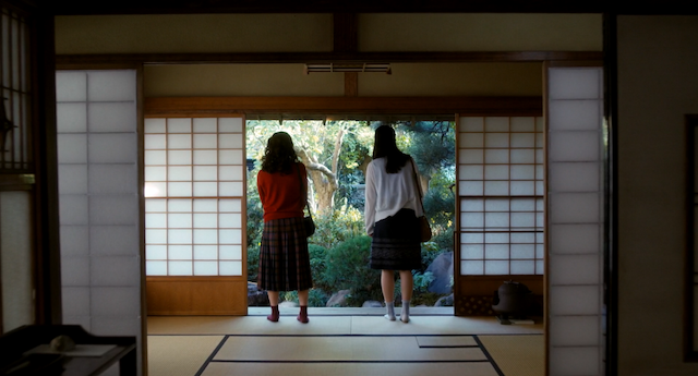 Michiko et Noriko dans un jardin qu'on dirait éternel cousine tokyo cérémonie du thé Dans Un Jardin qu'on Dirait Éternel