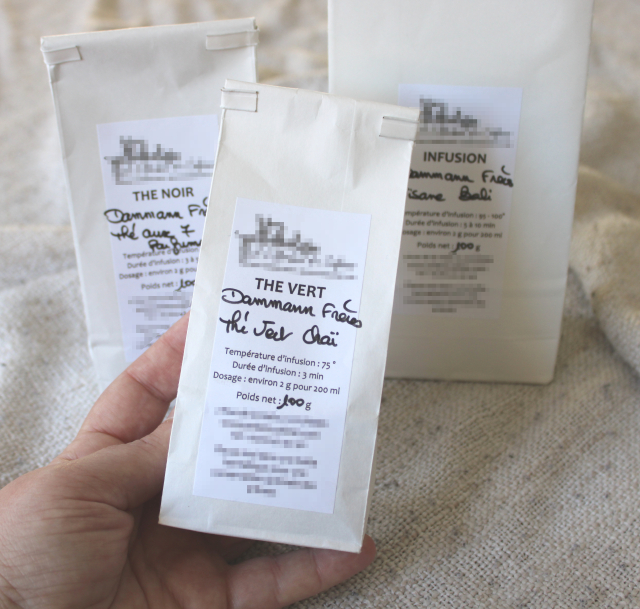 Sachets de thé tristounets