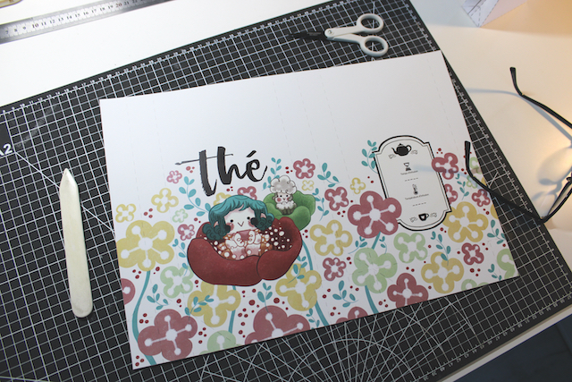 Sachet de thé illustré à fabriquer