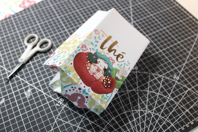 Fabriquer un sachet de th illustré