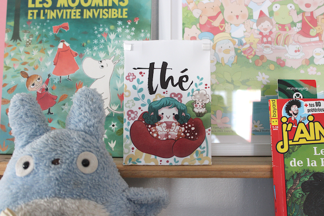 Mon sachet de thé illustré par Minikim Totoro Moomins Zozo Factory J'aime lire